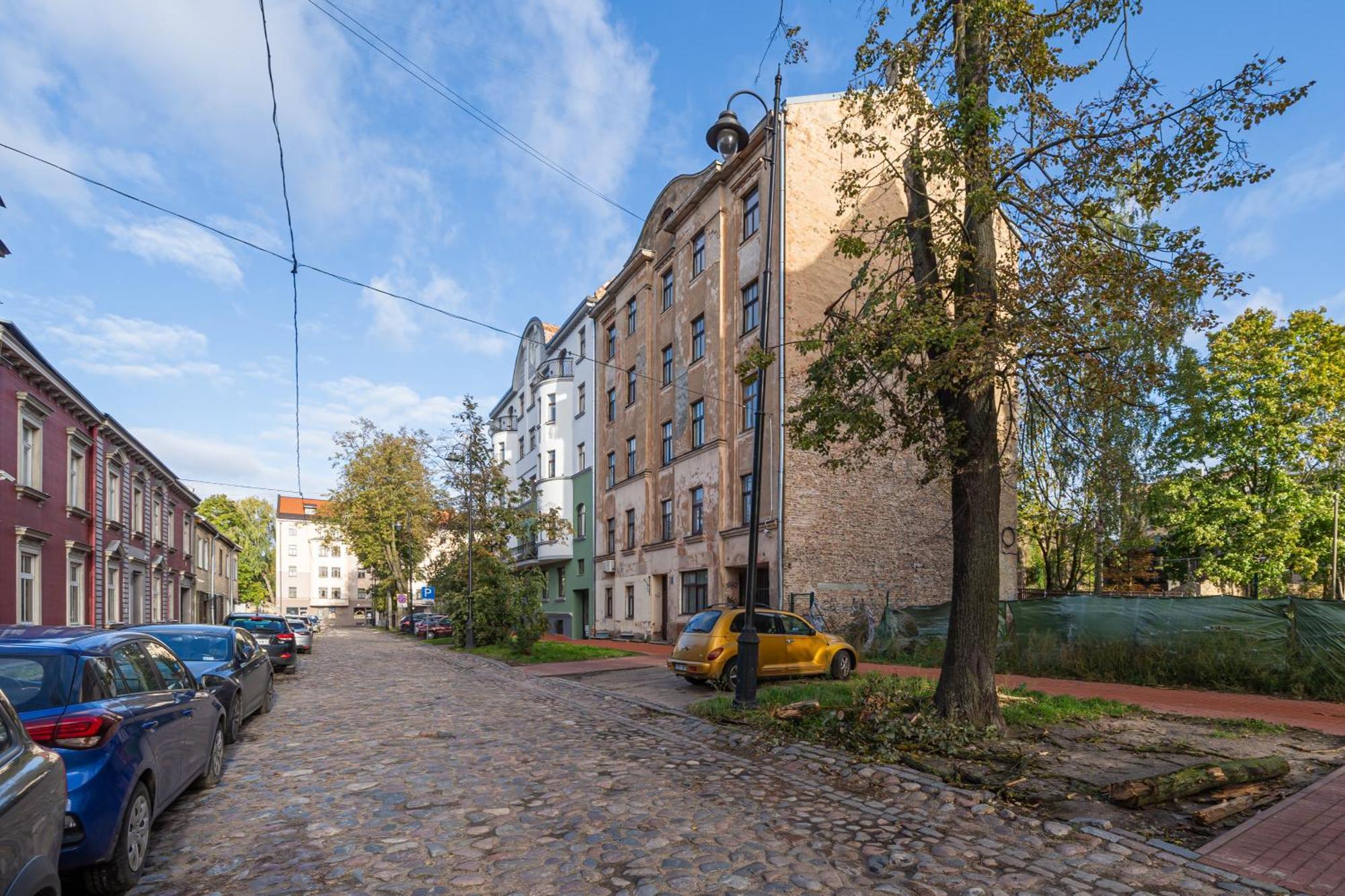 Lienes Iela Gem 1Br Apartment With Fireplace In Historic Unesco Center Riga Exterior photo
